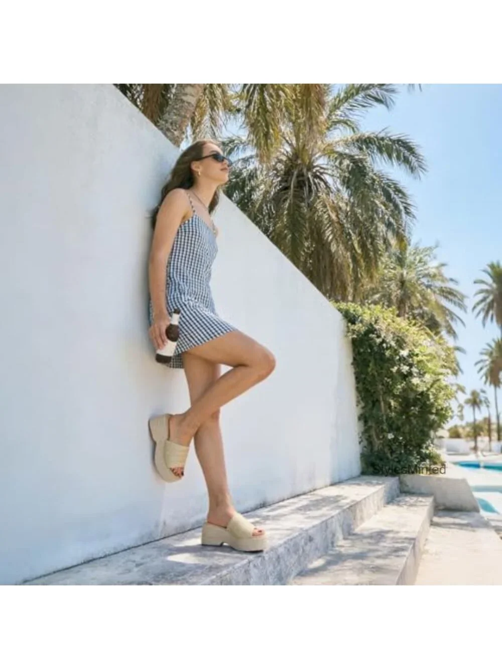 Women's Raffia Espadrille Wedge Sandals - 3 Inch Heel, Slip Resistant